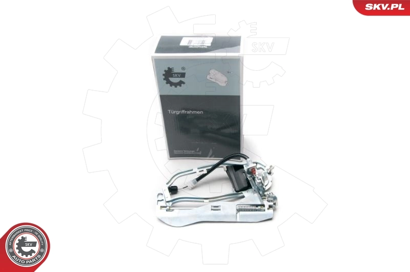 Frame, exterior door handle